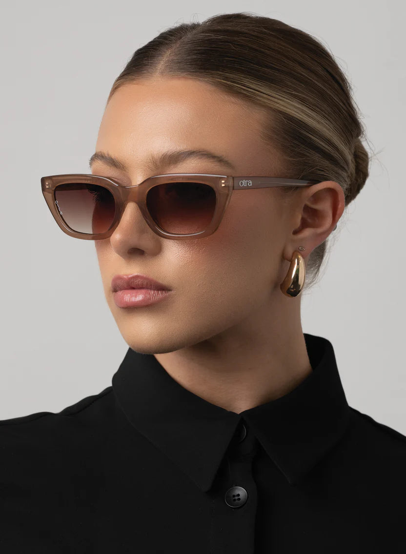 Otra Eyewear Nove Sunglasses - Trans Chocolate / Sunset