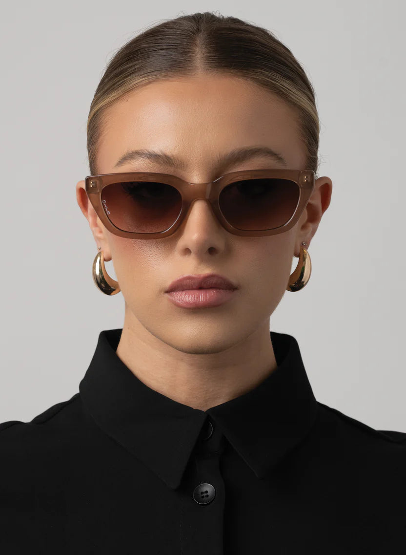 Otra Eyewear Nove Sunglasses - Trans Chocolate / Sunset