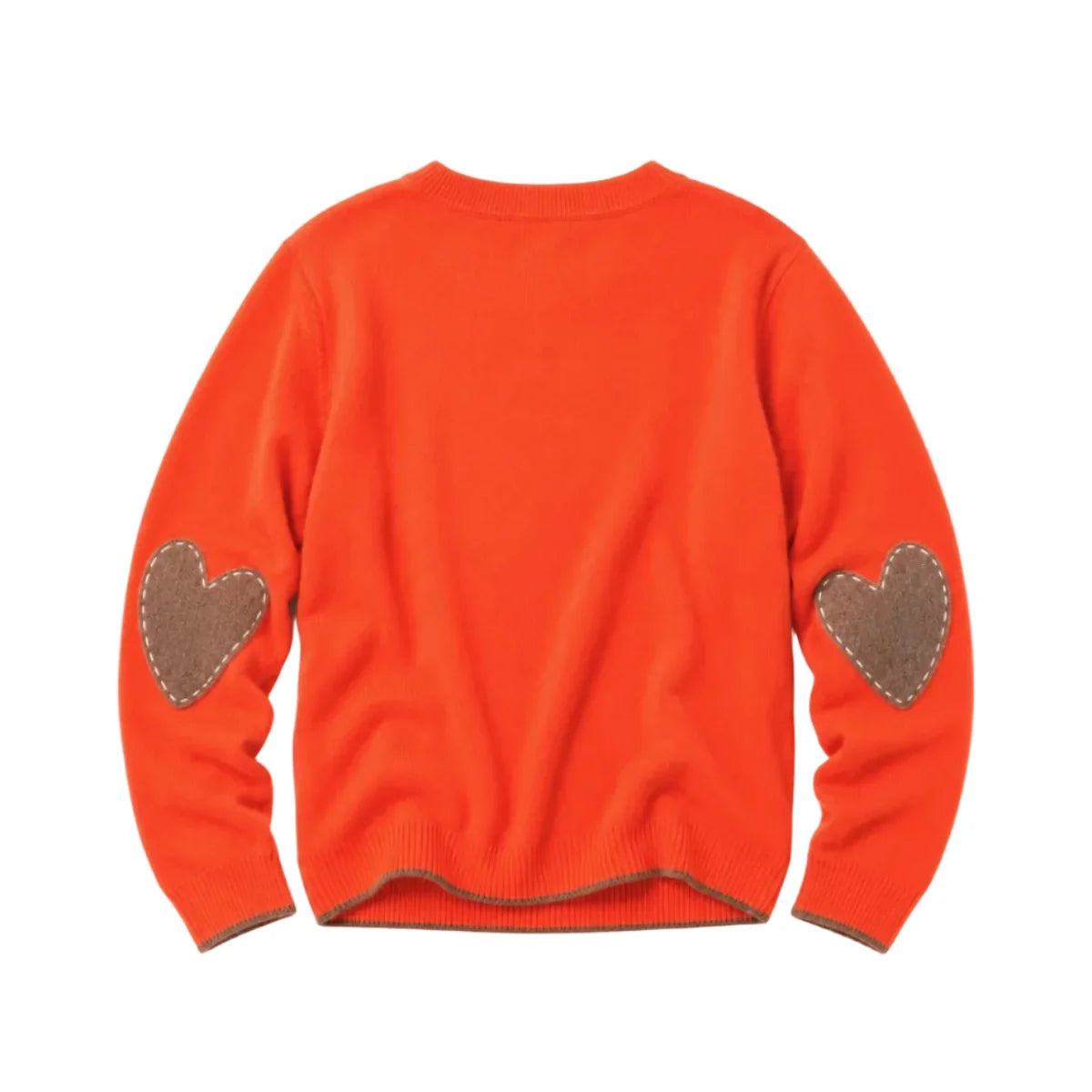 KERRI ROSENTHAL Patchwork Pullover Sweater- Tomato