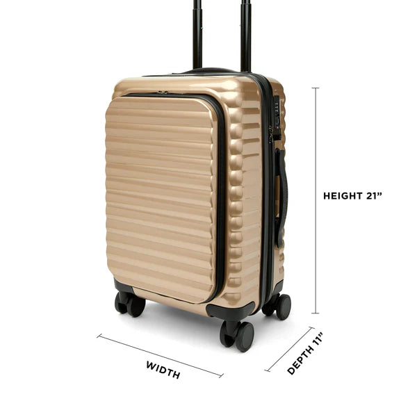 Think Royln Accomplice Suitcase - Pearl Cashmere