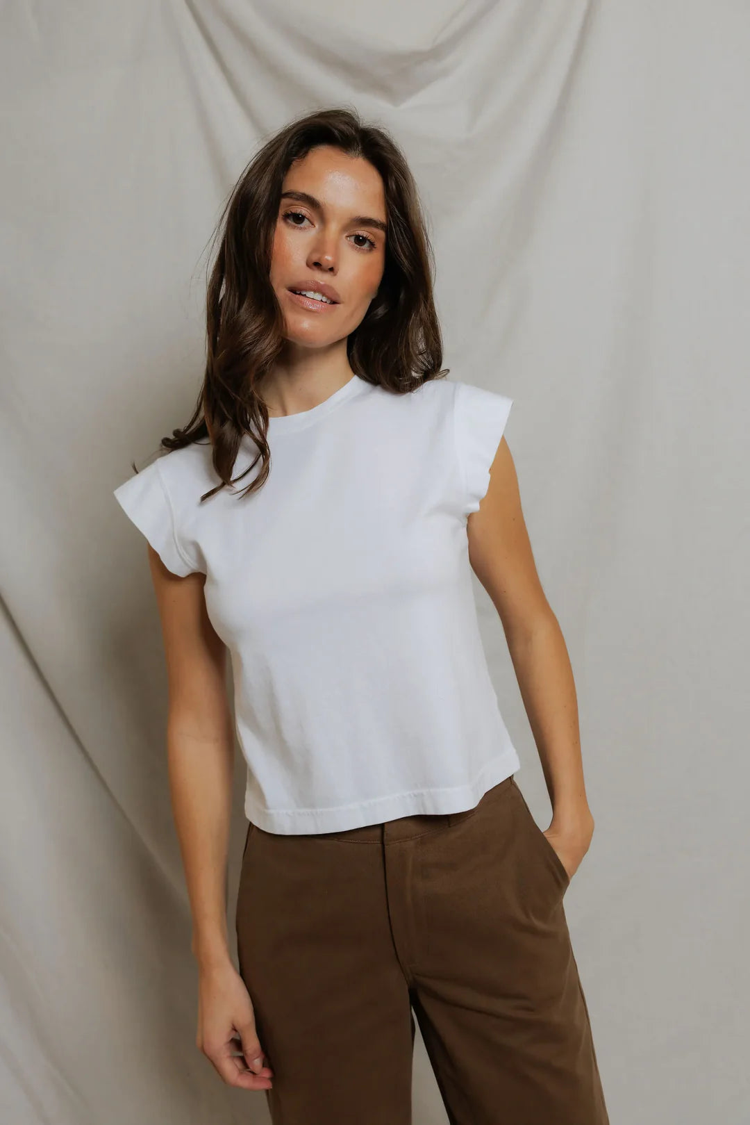 Perfect White Tee Porter - Supima Cotton Short Sleeve Tee - White
