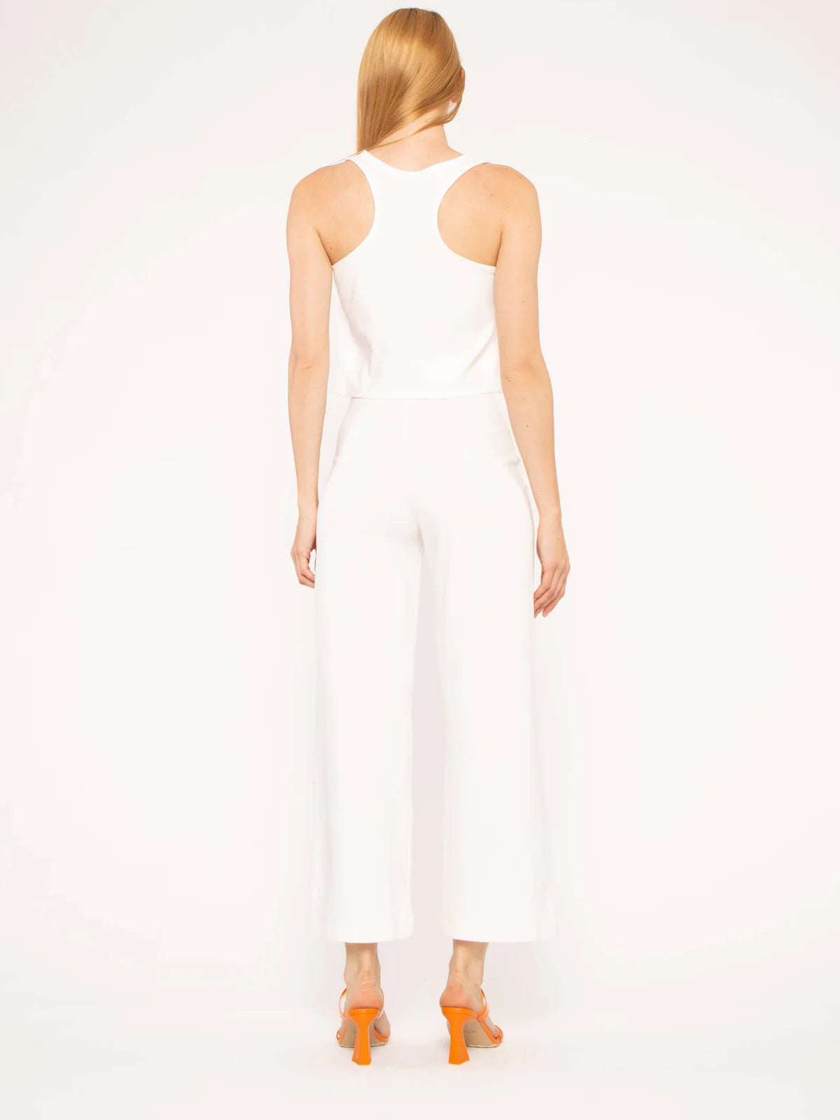 Ripley Rader Ponte Straight Leg Cropped Pant - Off White