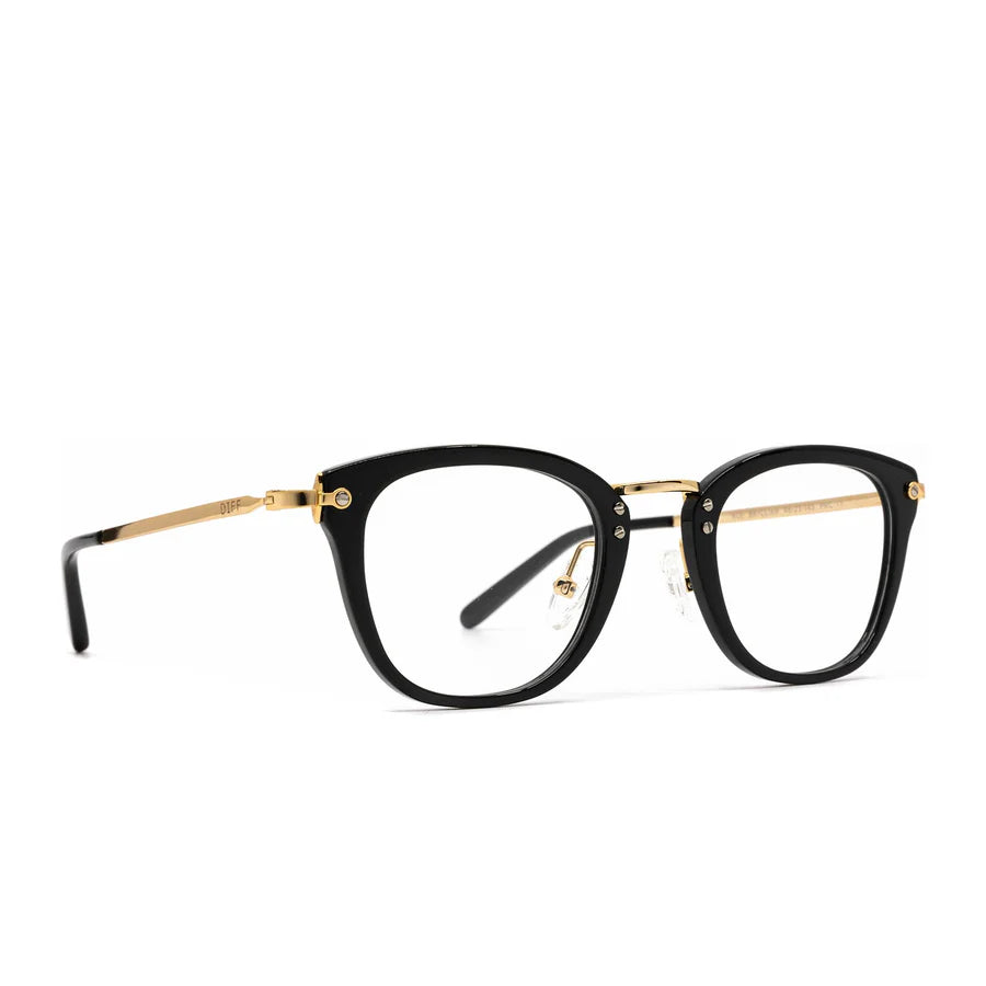 DIFF Eyewear Rue Blue Light Glasses - Black