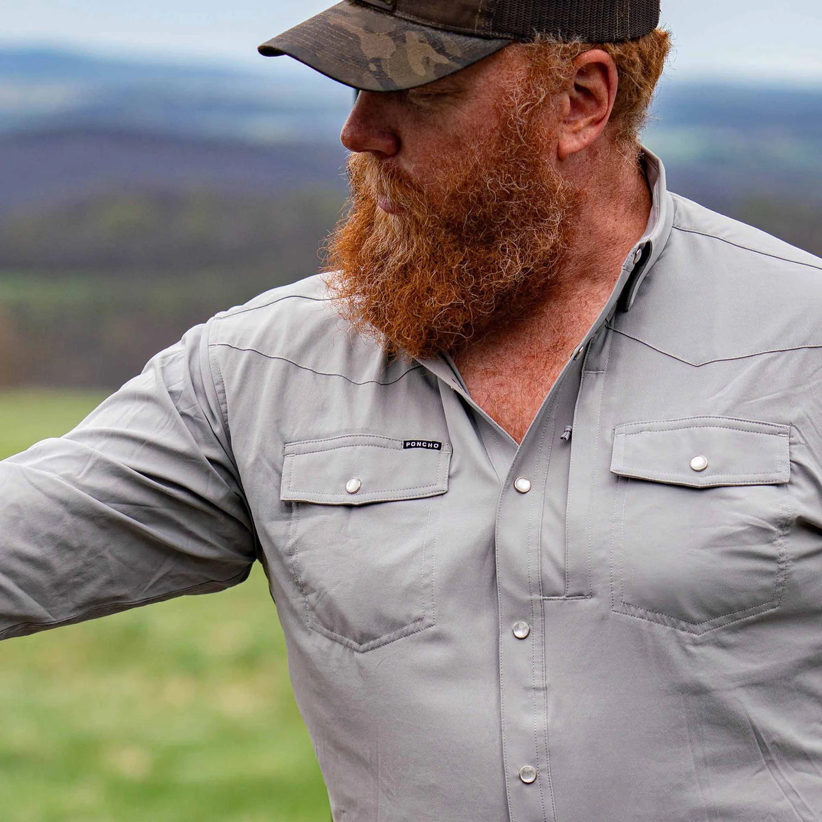 PONCHO Ultra-Lite Long Sleeve Shirt - The San Saba