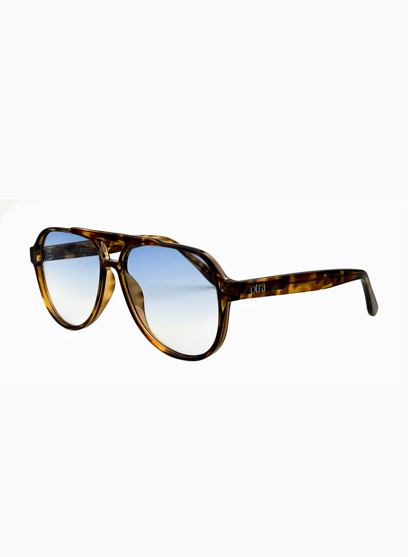 Otra Eyewear Stevie Sunglasses - Tort / Blue Fade