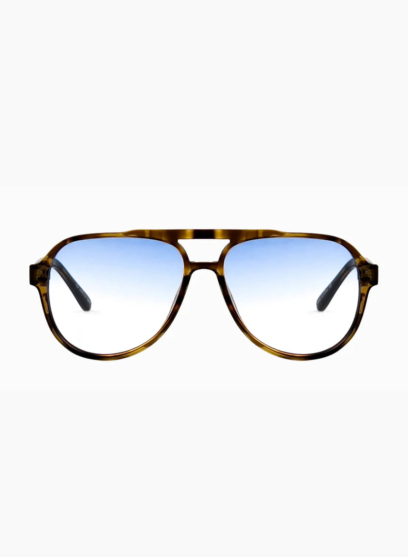 Otra Eyewear Stevie Sunglasses - Tort / Blue Fade