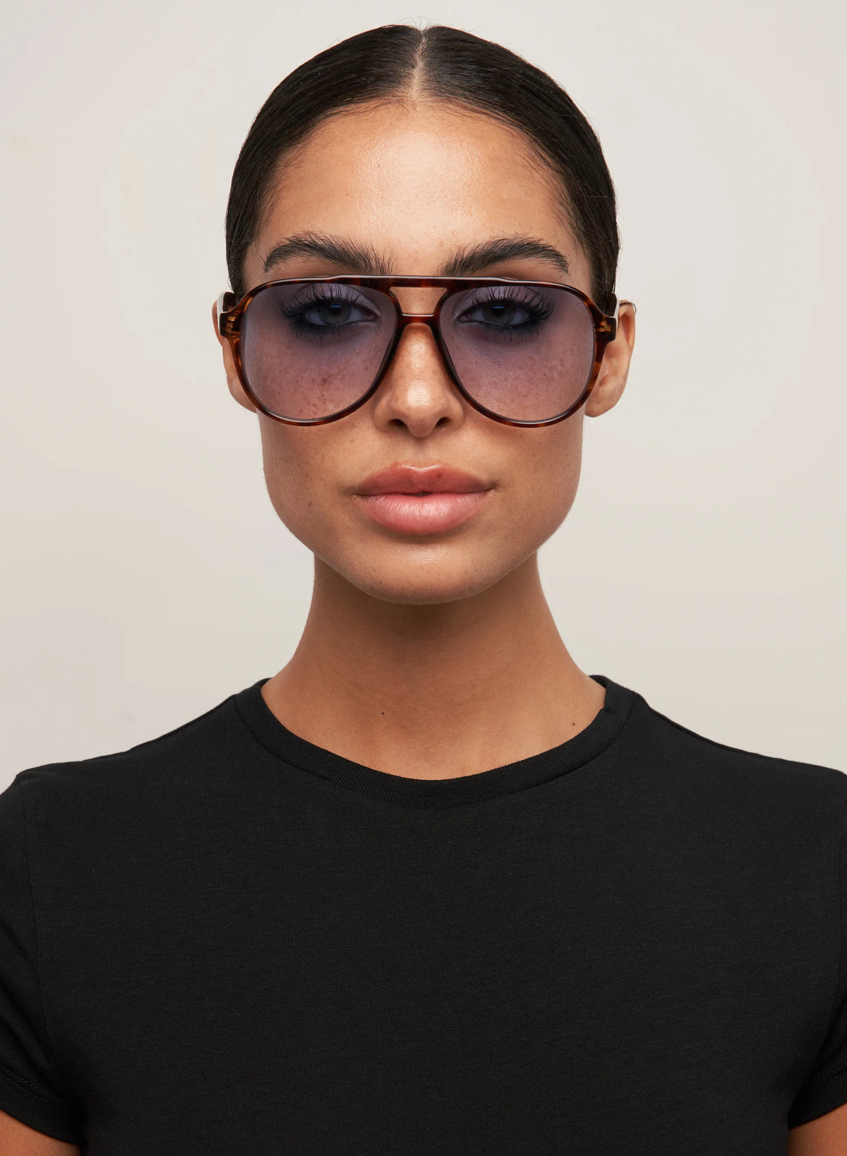 Otra Eyewear Stevie Sunglasses - Tort / Blue Fade