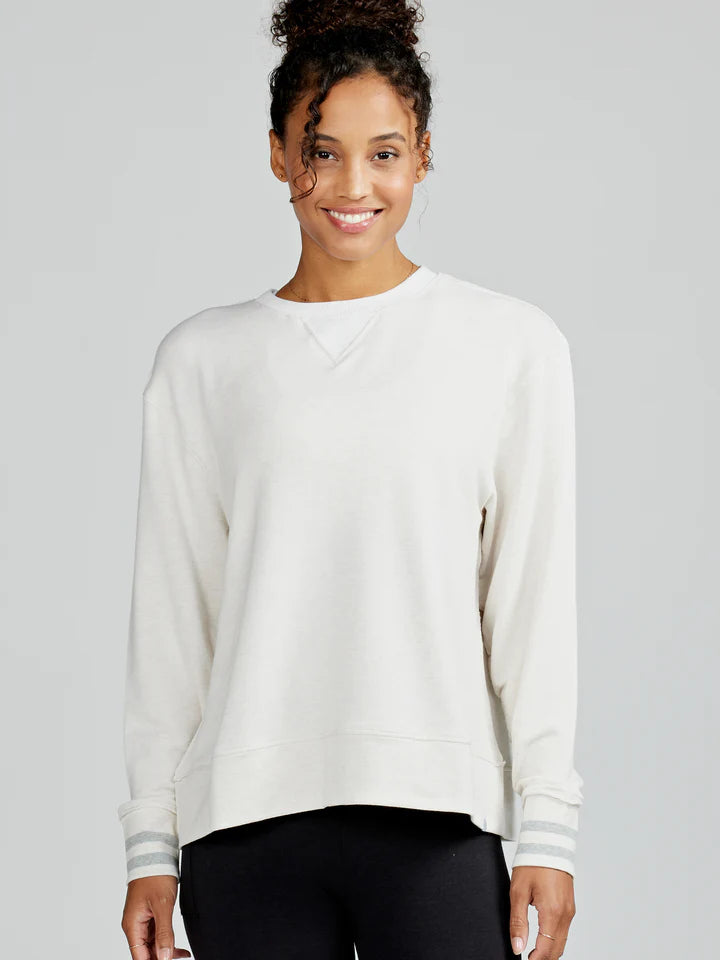 Tasc Clubhouse Sweatshirt - Coconut Heather