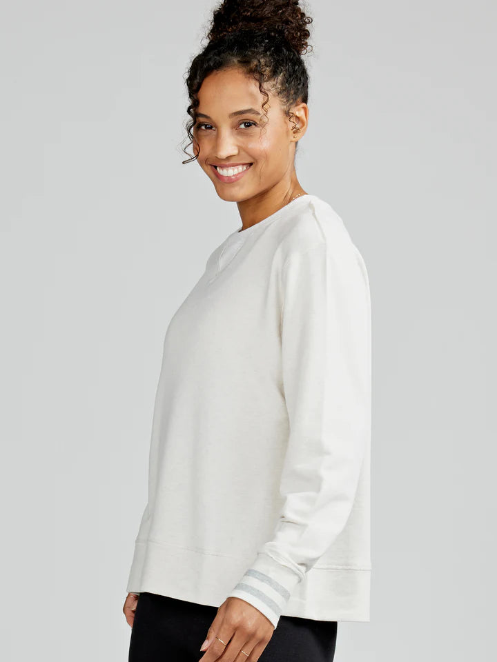 Tasc Clubhouse Sweatshirt - Coconut Heather