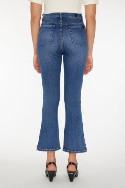 7 For All Mankind High Waisted Slim Kick With Studs - Juke Box