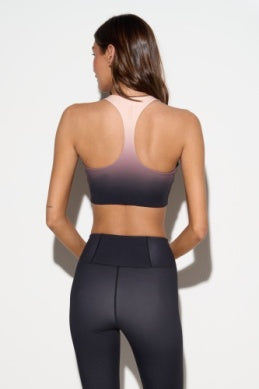 Spiritual Gangster Ombre Frankie Longline Bra - Champagne