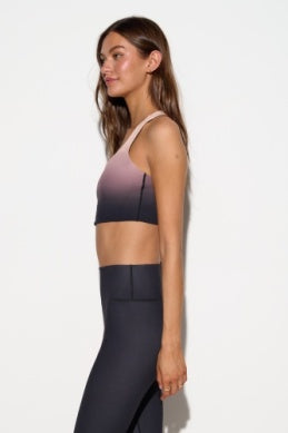 Spiritual Gangster Ombre Frankie Longline Bra - Champagne