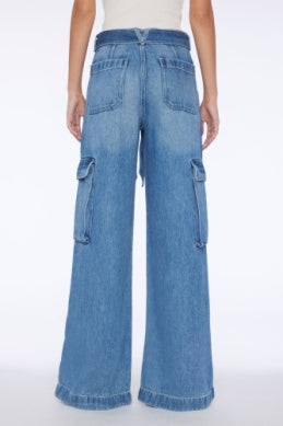 7 For All Mankind Cargo Palazzo Pant - Dream On