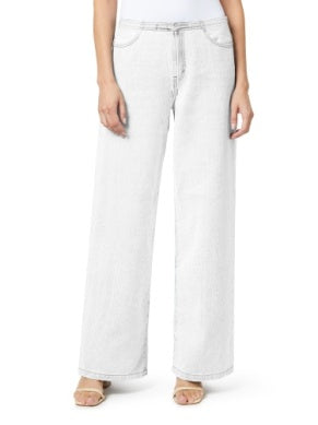 Habitual Denim Jade Drawstring Wide Leg - White