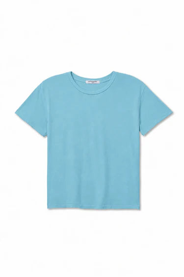 Perfect White Tee Lisa Tee - Milky Blue