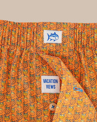 Southern Tide Vacation Views Boxer - Desert Flower Coral