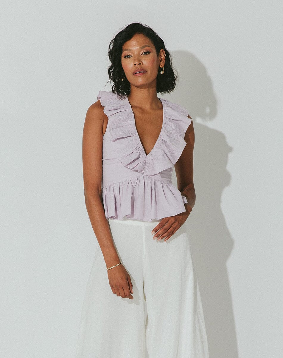 Cleobella Vega Top - Lilac