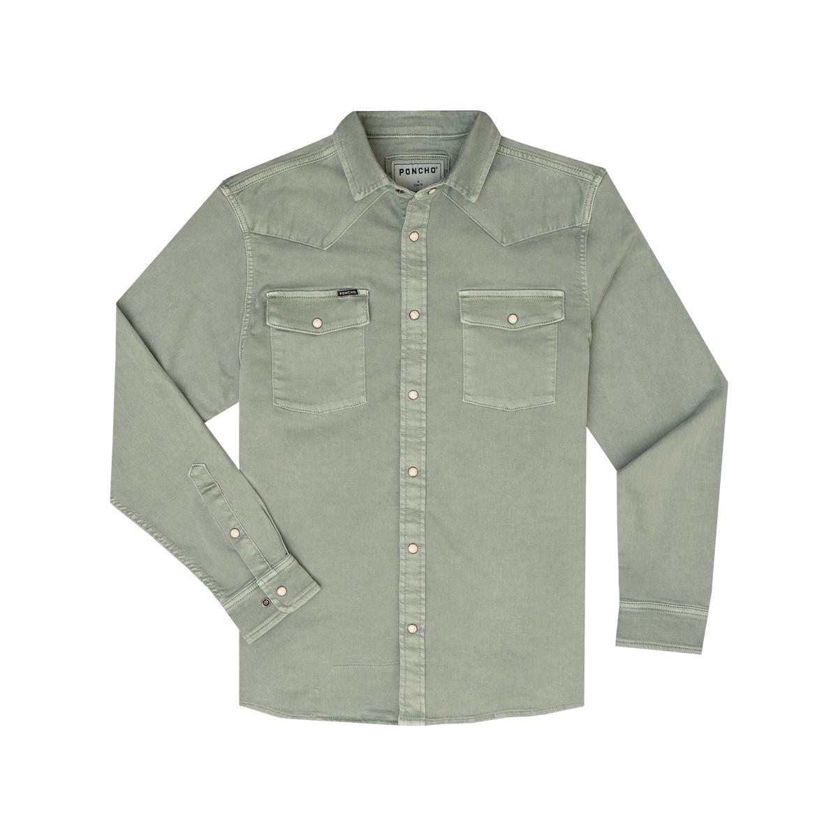 PONCHO Denim Long Sleeve Shirt - The Ventura