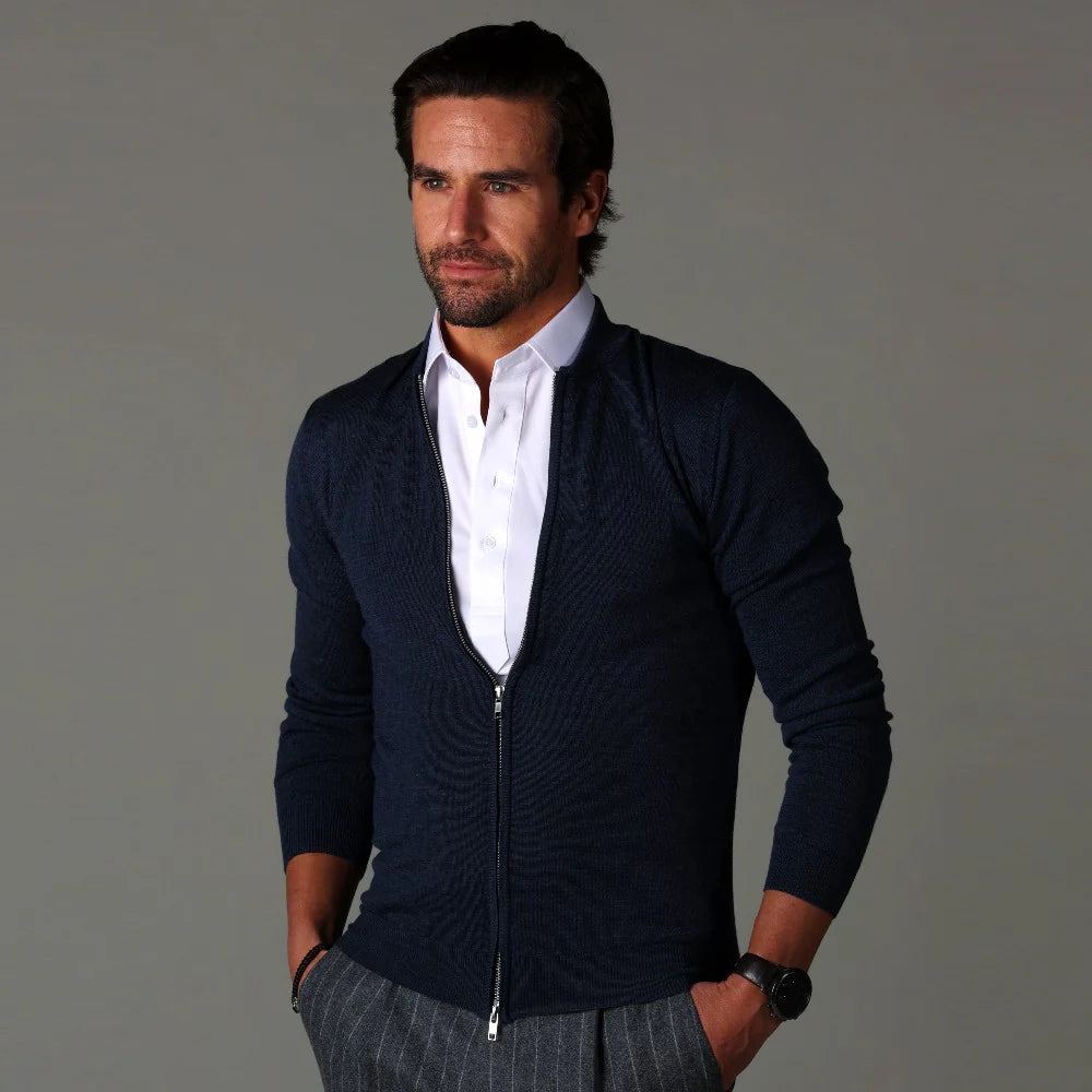 Collars & Co. Semi-Spread Collar Polo- White