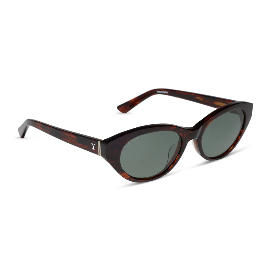 DIFF Eyewear Beth IV Polarized Sunglasses - Western sequoia G15