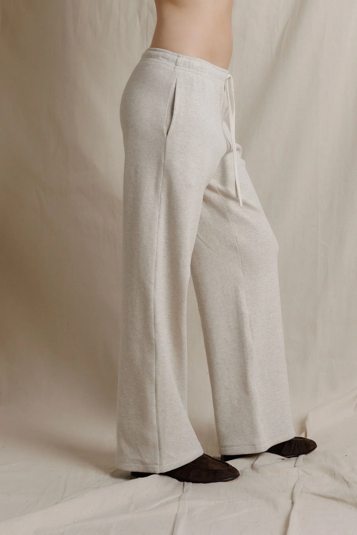 Perfect White Tee Zadie Pant- Oatmeal