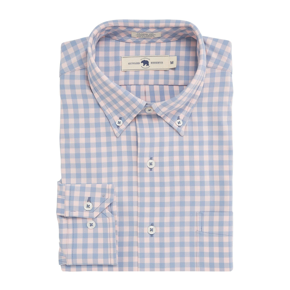 Onward Reserve Gorrie Classic Fit Performance Shirt - Cabana Pink