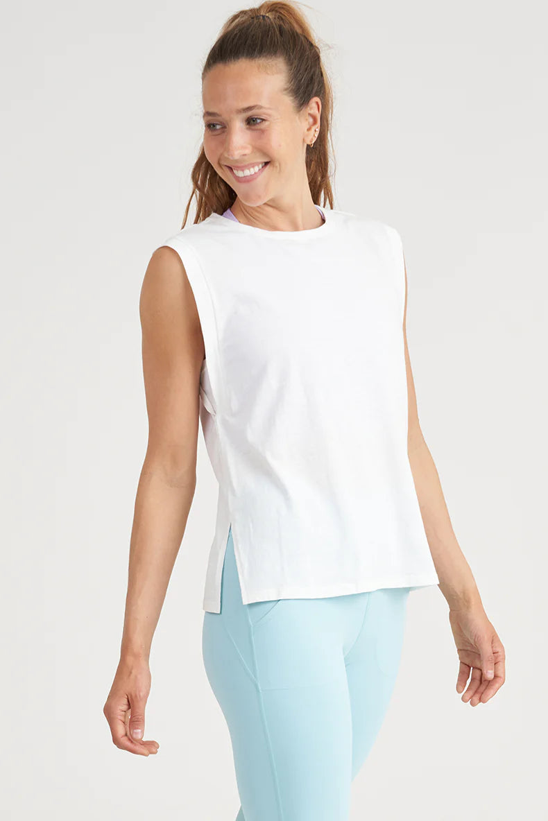 Thrive Societe Muscle Tank - White