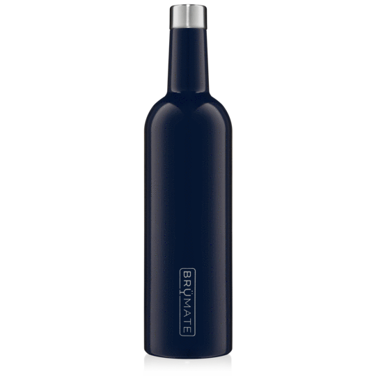 BruMate Wine Canteen - Navy Blue