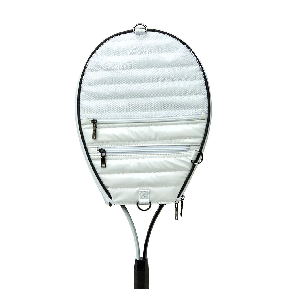 Think Royln Champion Tennis Bag - White Patent