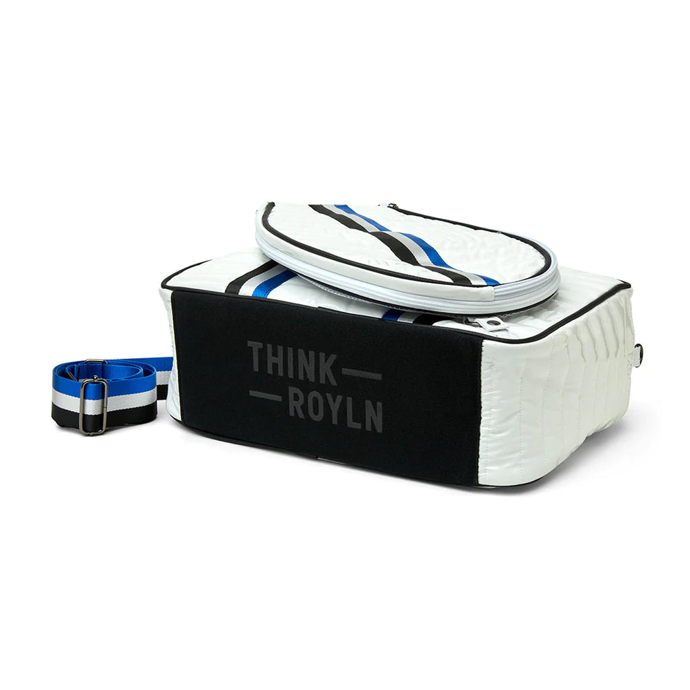 Think Royln Champion Tennis Bag - White Patent