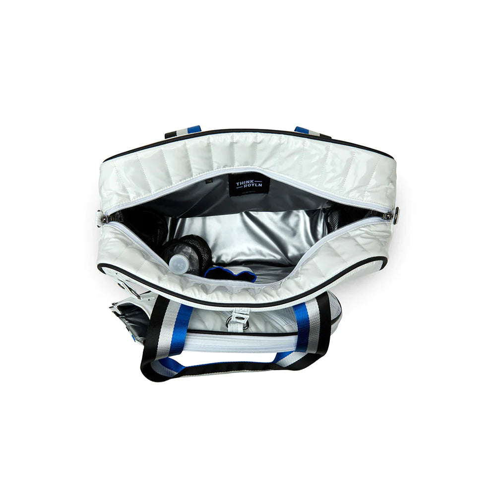 Think Royln Champion Tennis Bag - White Patent