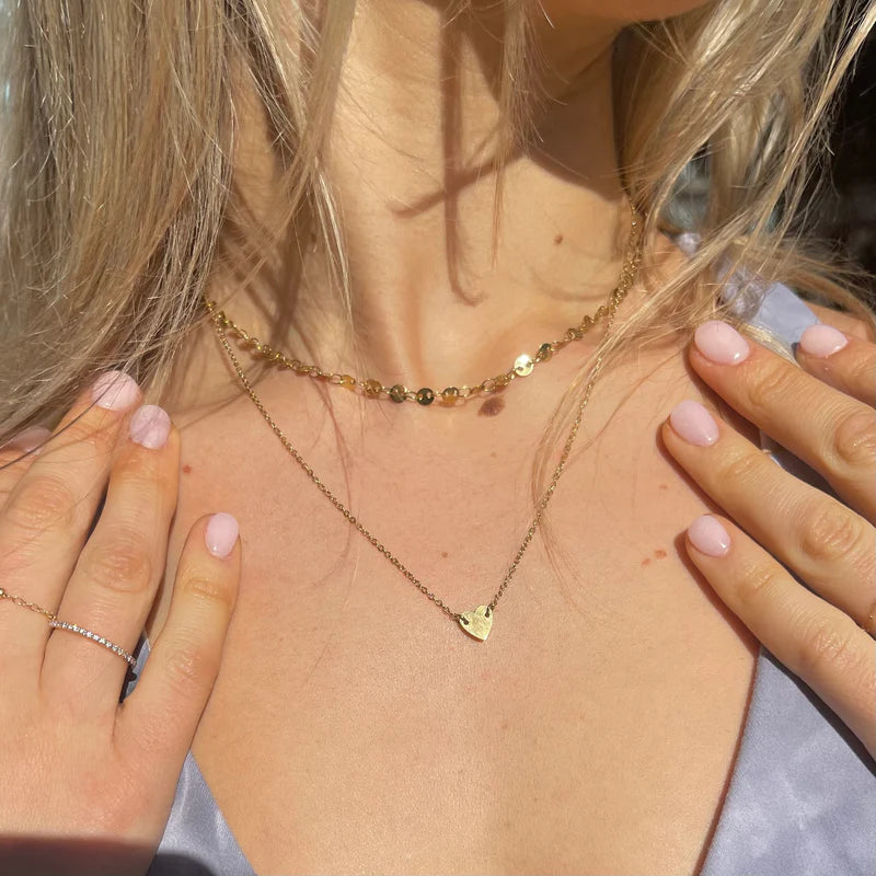 Nikki Smith Designs Lucy Gold Heart Necklace