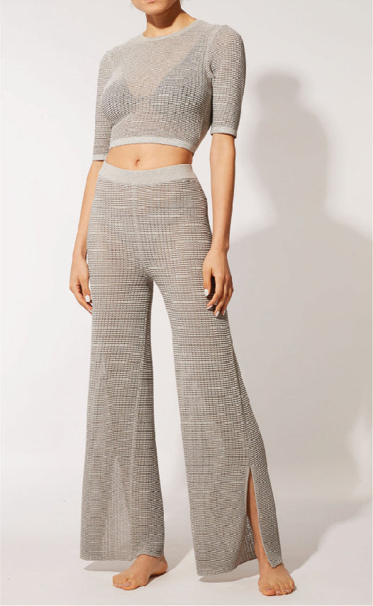 Solid &amp; Striped The Cara Top - Silver