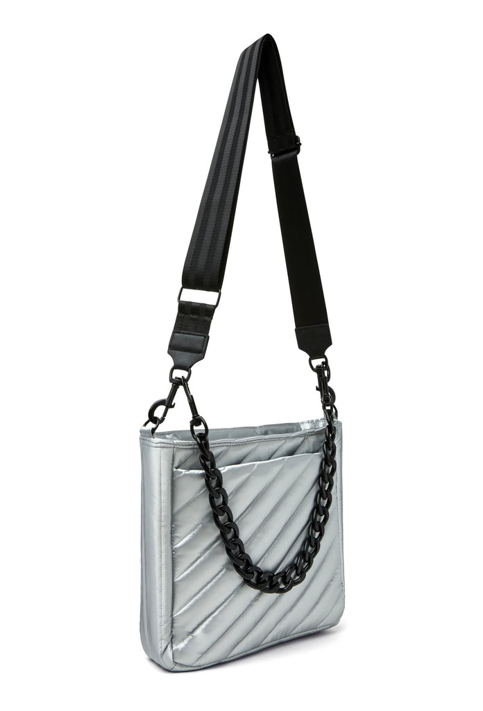 Think Royln Bum Bag/Crossbody Pearl Silver