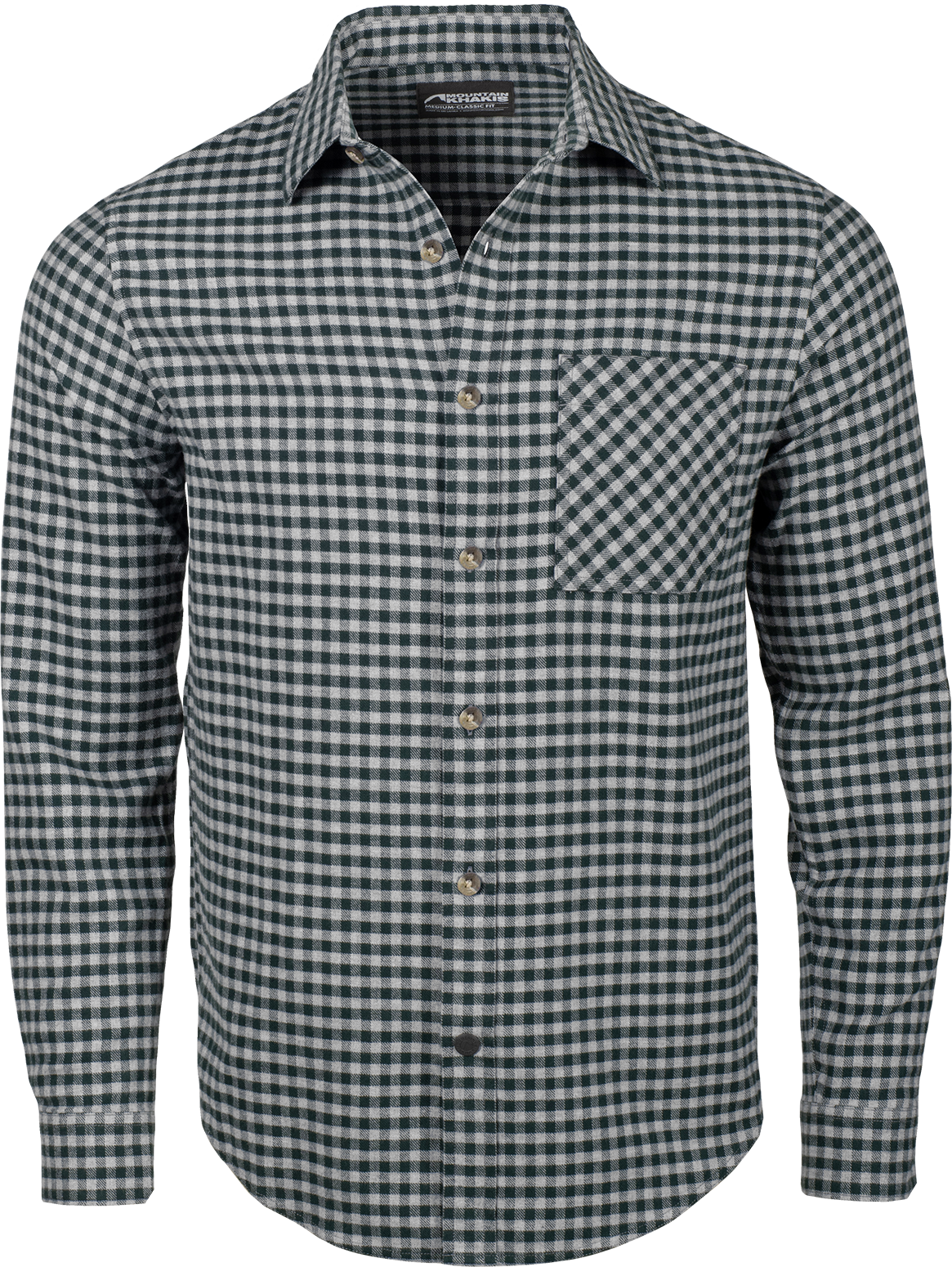 Mountain Khaki Downtown Flannel Shirt Classic Fit - Crater Navy